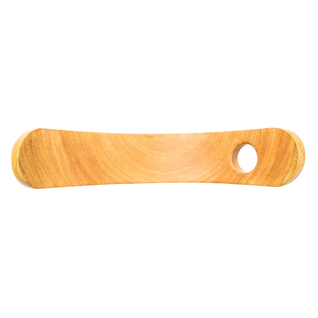 Wood Wine Holder Moon Shape - Stockyard X 'The Leather Store'