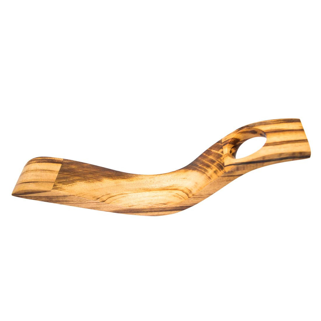 Wood Wine Holder S-Shape - Stockyard X 'The Leather Store'