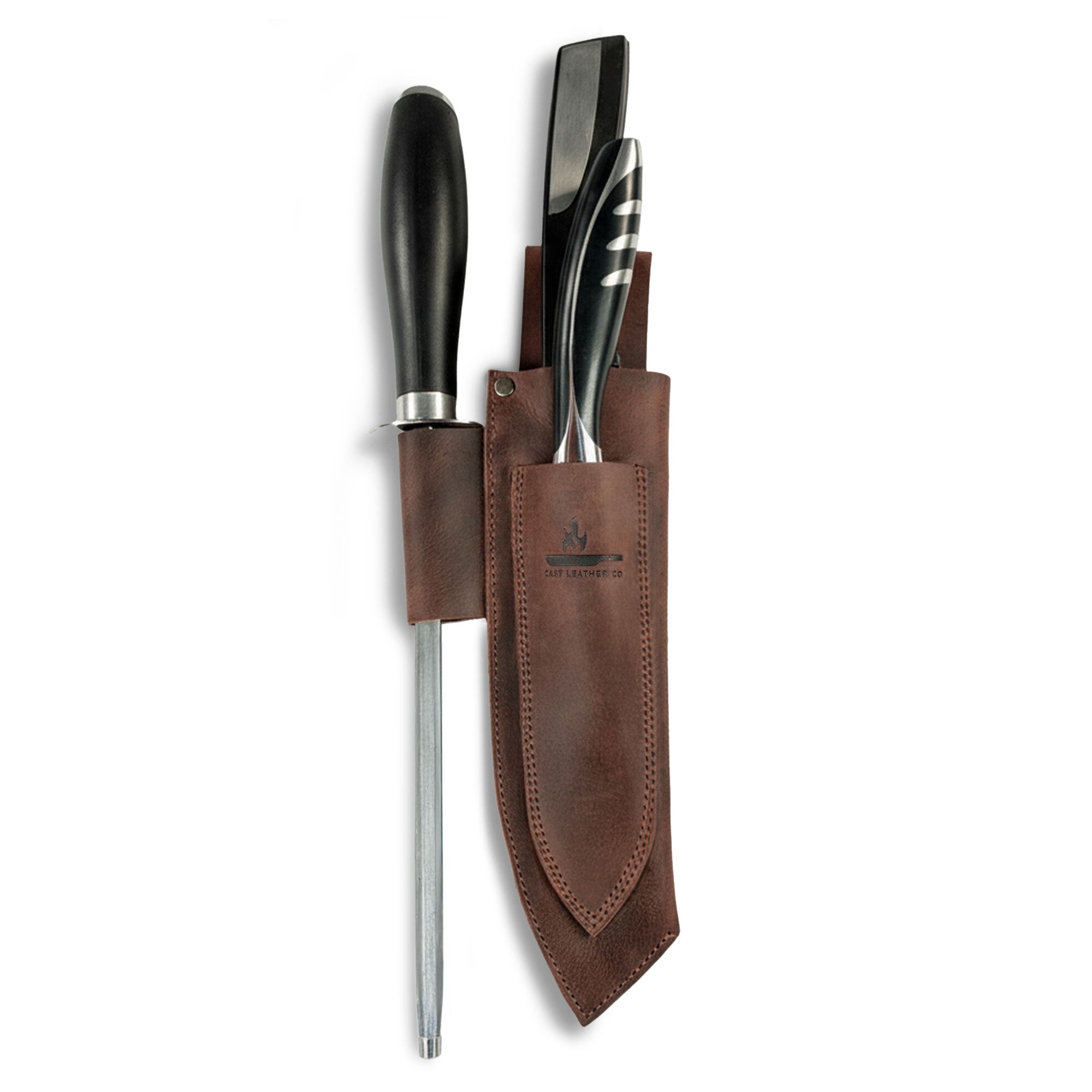 Knife Sheath with Belt Loop - Stockyard X 'The Leather Store'