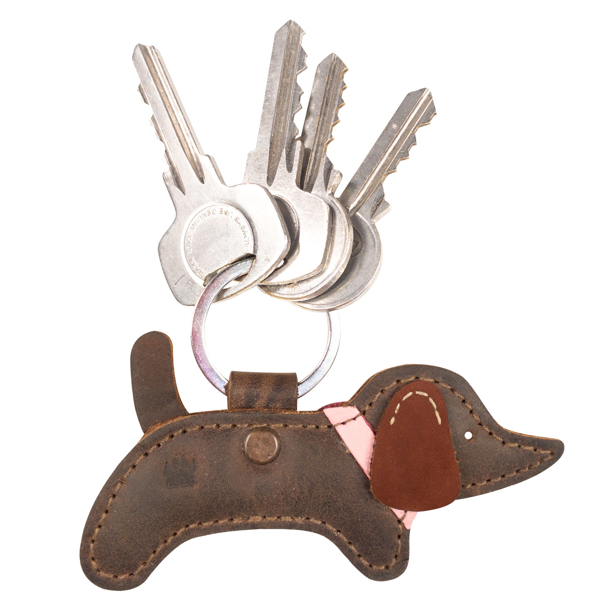 Hot Dog Keychain - Stockyard X 'The Leather Store'