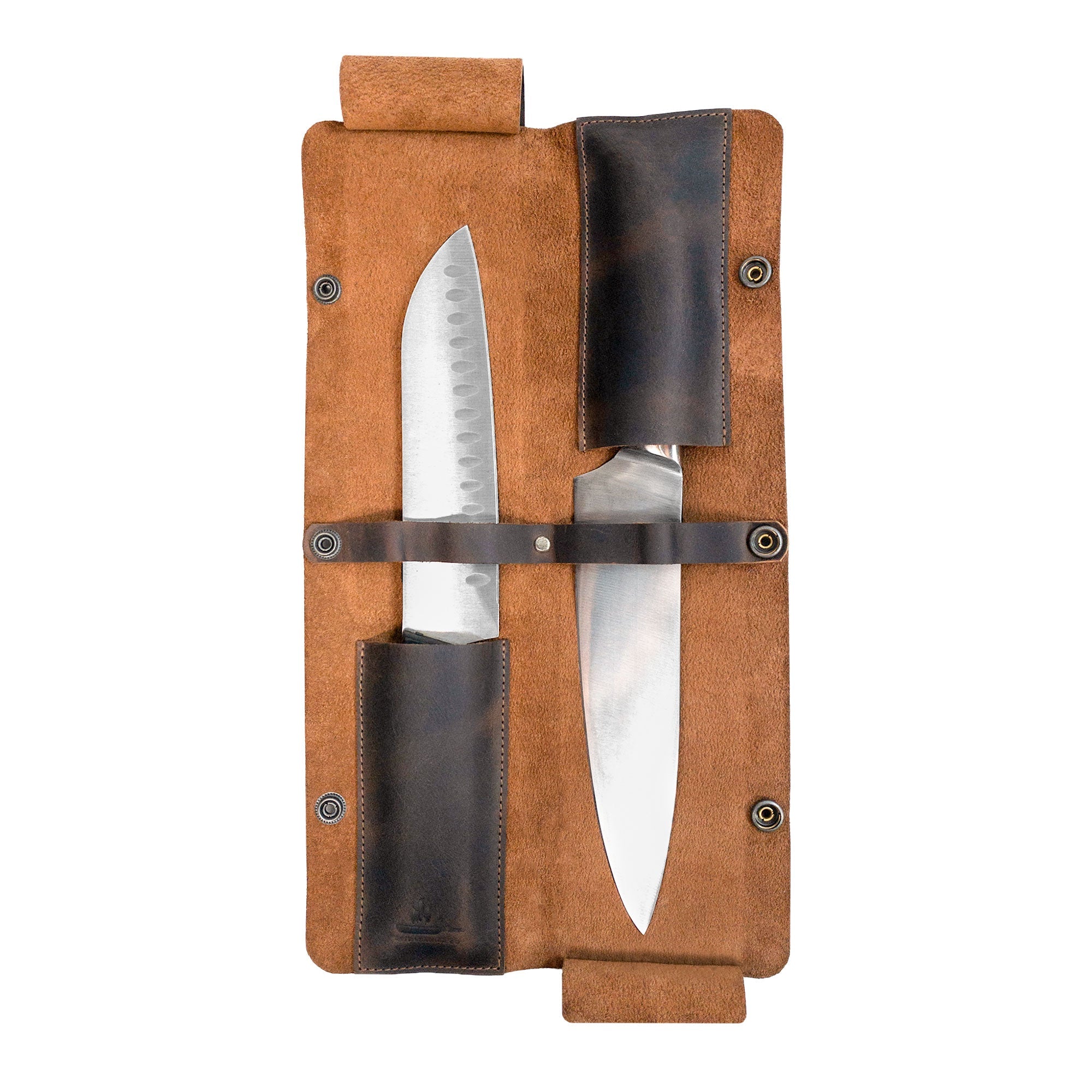 Rectangular Case for 2 Chef's Knives - Stockyard X 'The Leather Store'