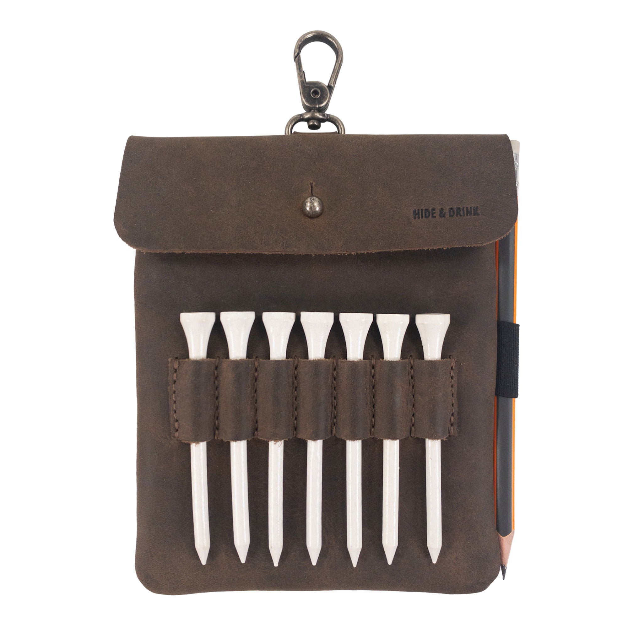 Squared Bag for Golf Tees and Maps - Stockyard X 'The Leather Store'