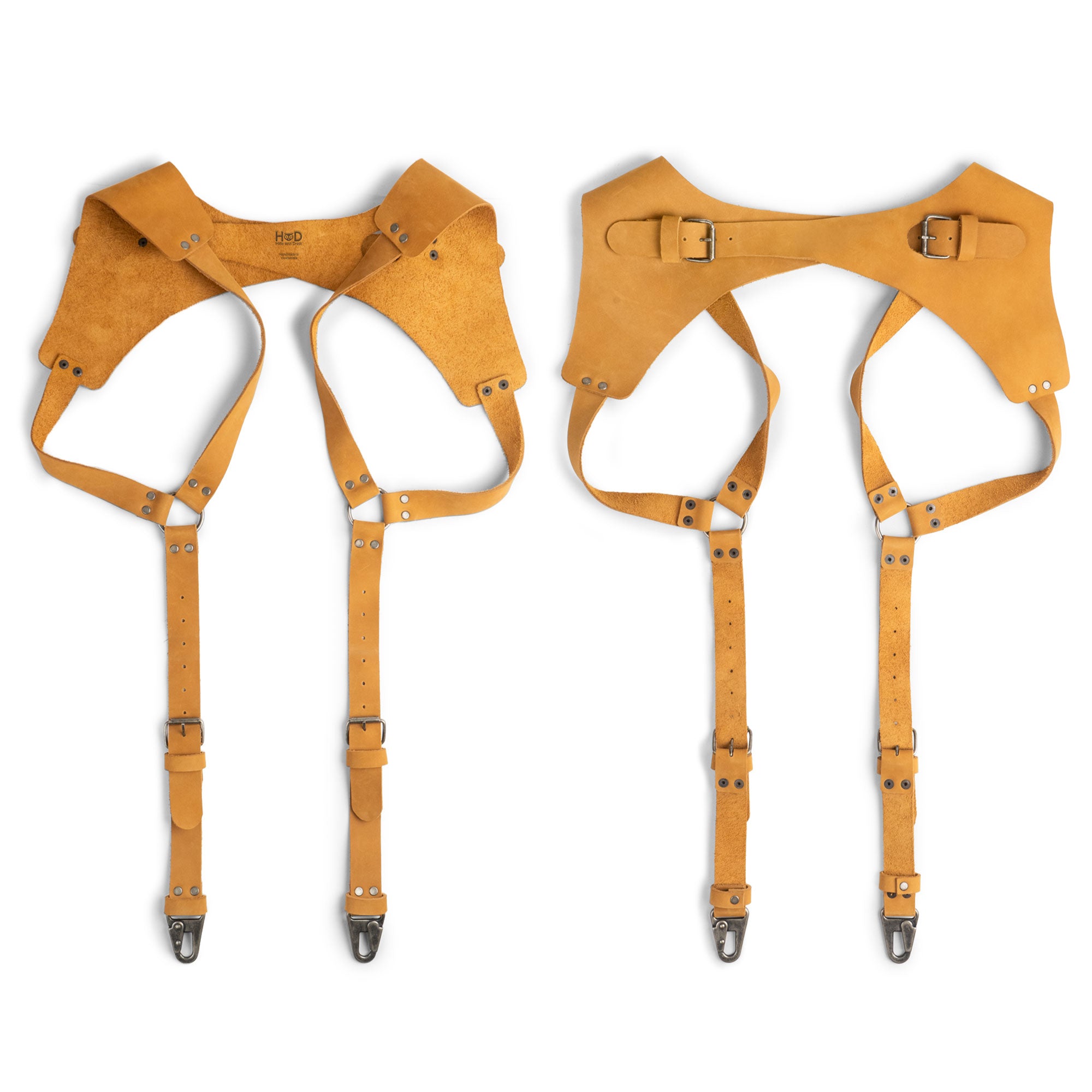 Suspenders with Shoulder Support – StockyardX, The Leather Store