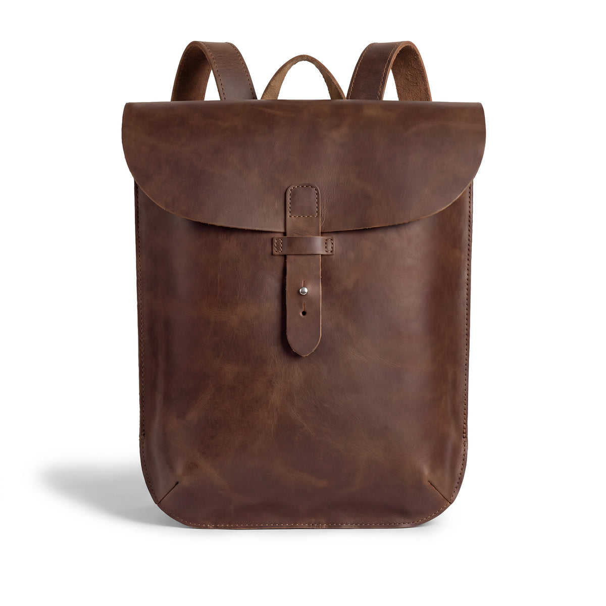 Rounded Laptop Backpack with Adjustable Straps