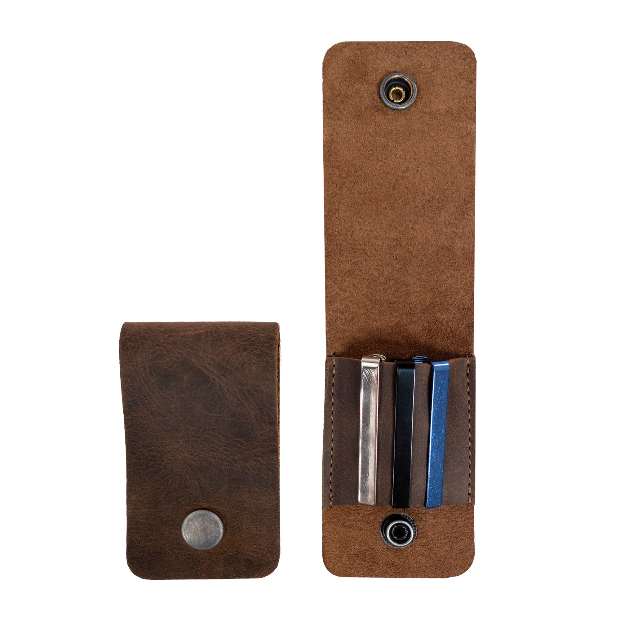 Set of 2 Tie Bar Cases - Stockyard X 'The Leather Store'