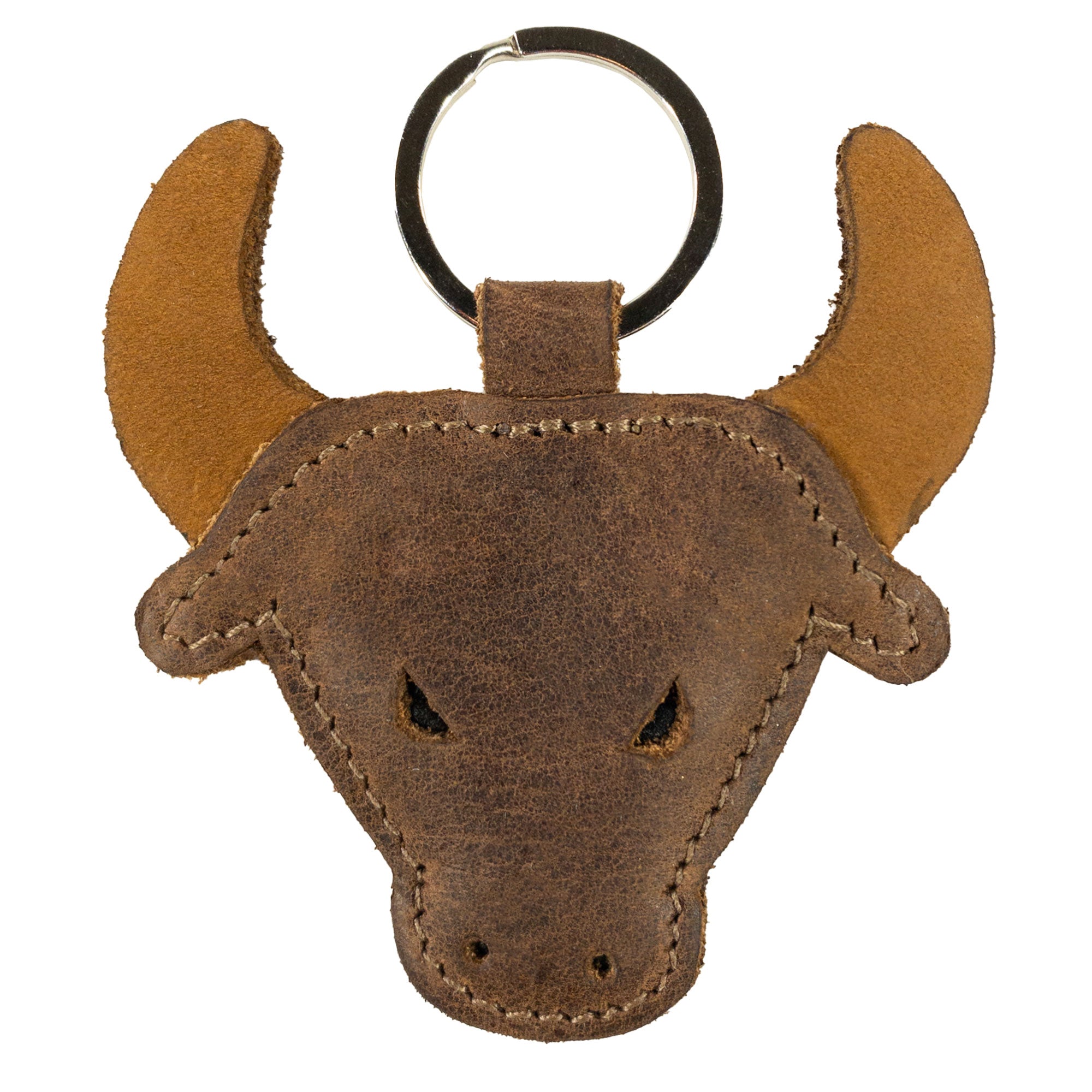 Bull Keychain - Stockyard X 'The Leather Store'