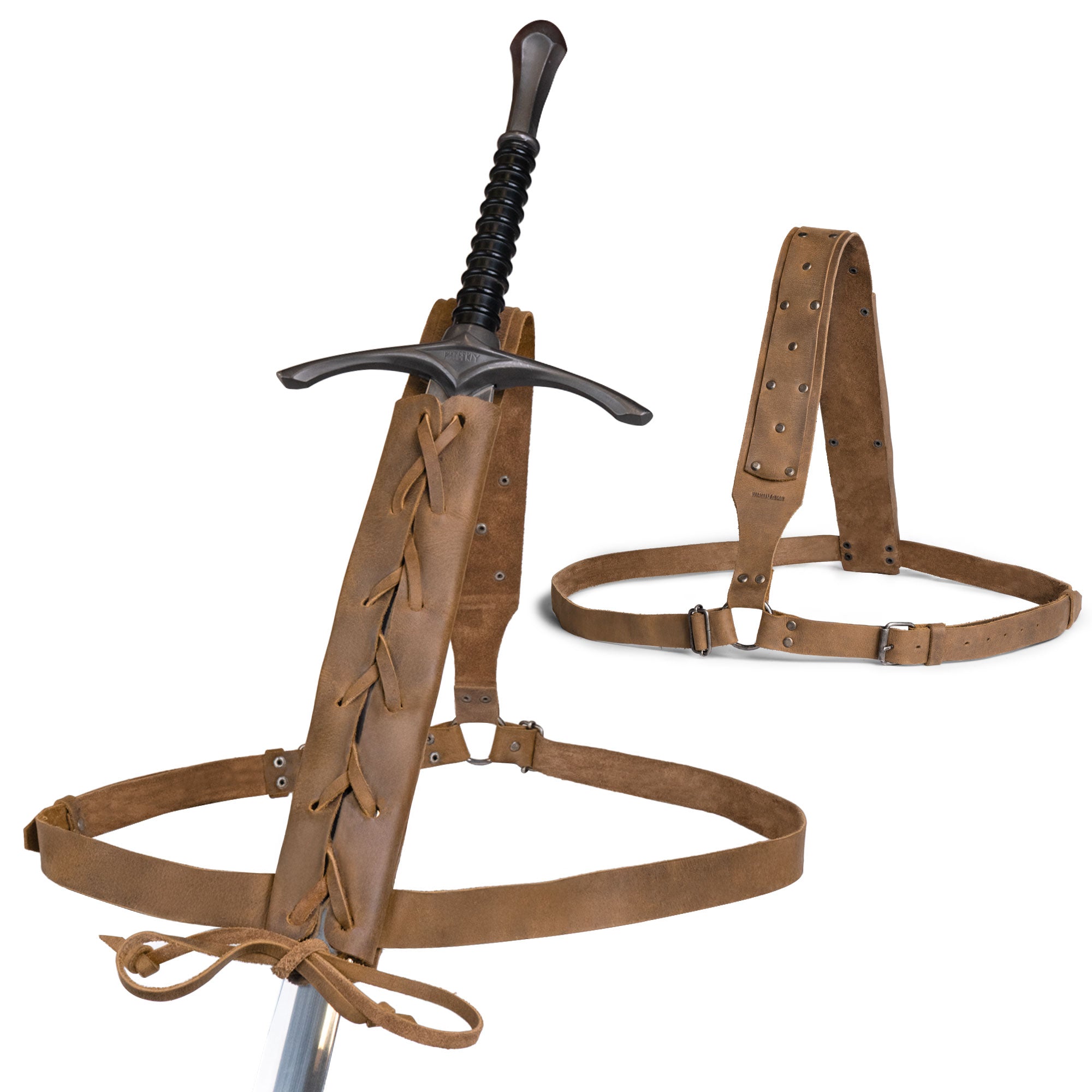 Medieval Back Sword Shoulder Frog