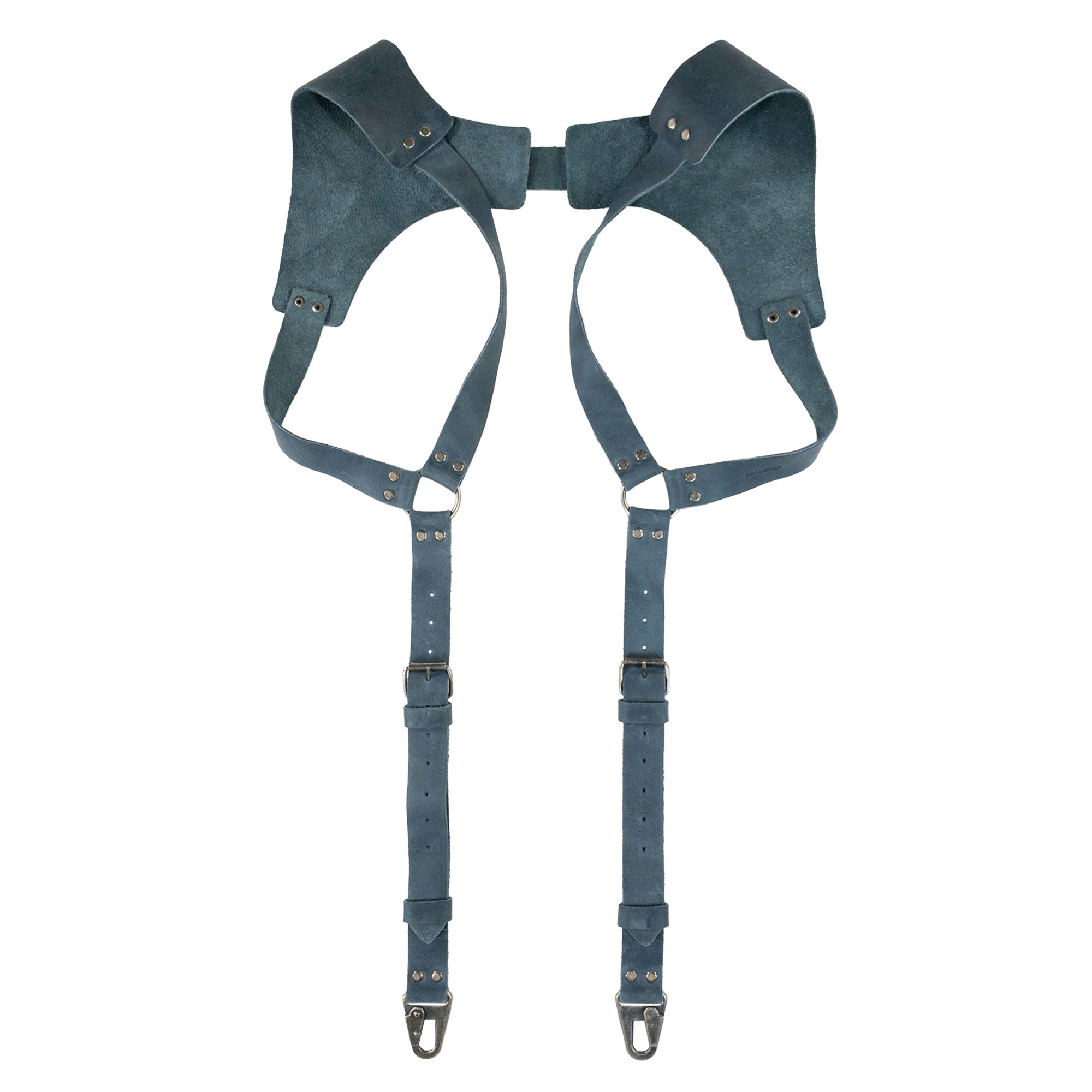 Measuring guide for Vintage Renaissance Suspenders by Hide & Groom, designed to ensure an excellent fit for the vintage men's back support harness handmade in La Antigua Guatemala & Oaxaca Mexico.