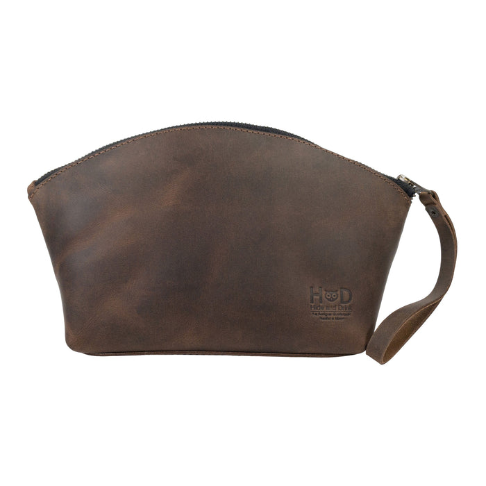 Makeup Bag with Wristlet - Stockyard X 'The Leather Store'