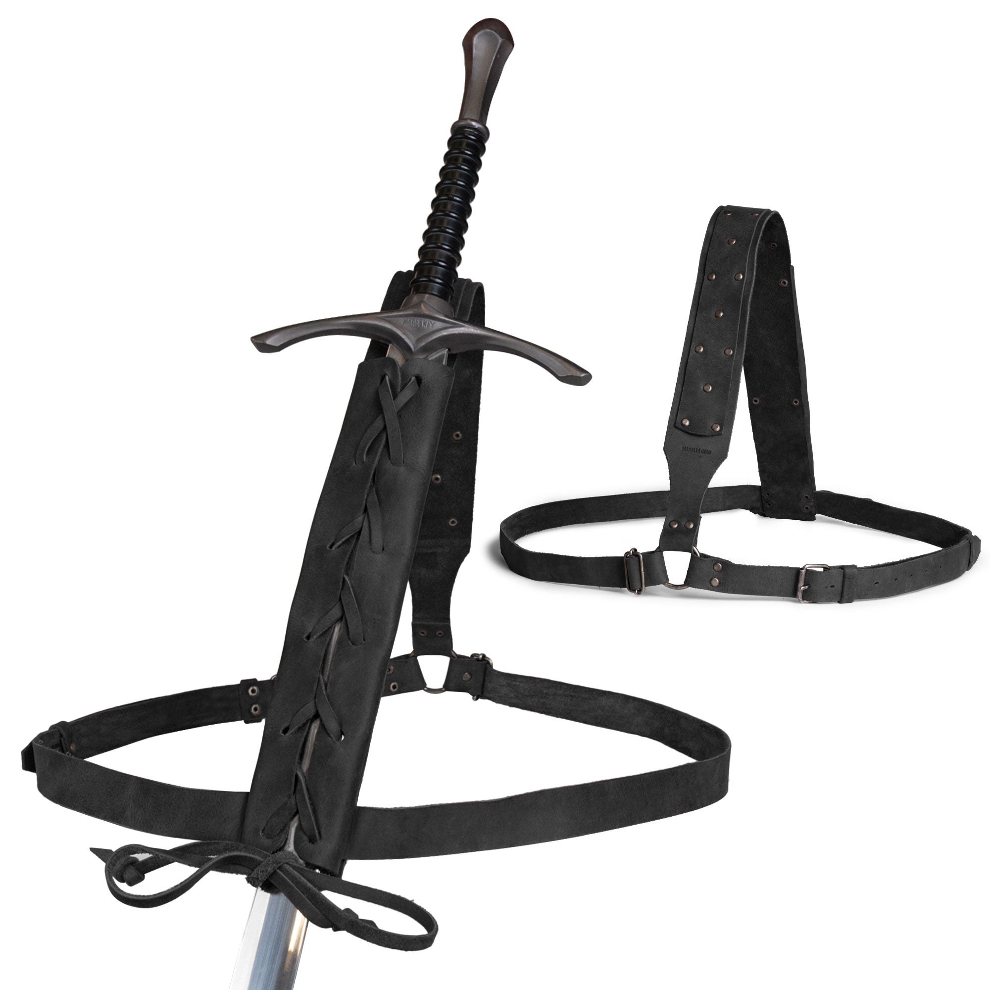 Medieval Back Sword Shoulder Frog