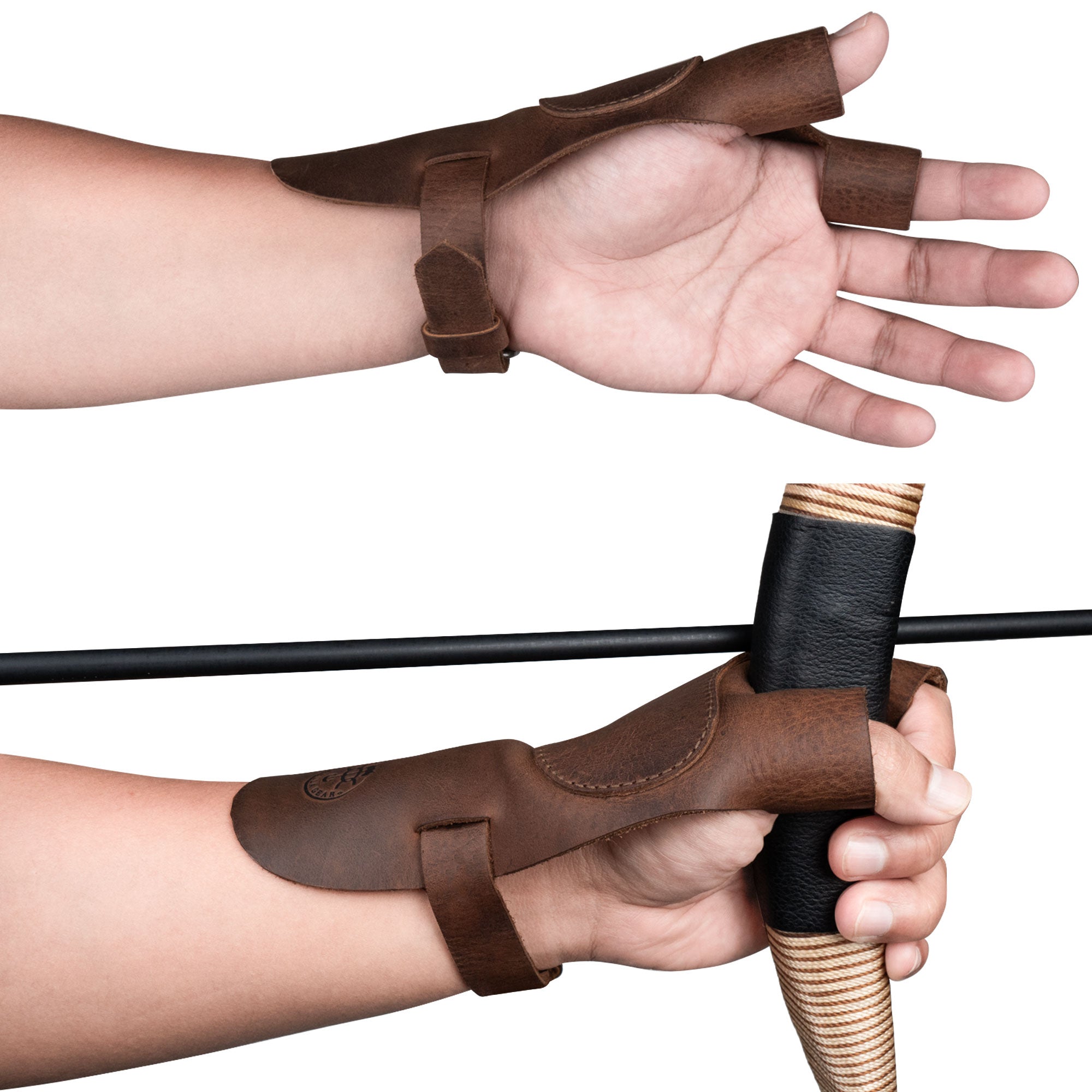 Reinforced Archery Shooting Glove – StockyardX, The Leather Store