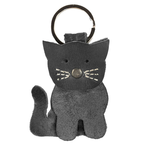 Stacked Cat Keychain - Stockyard X 'The Leather Store'