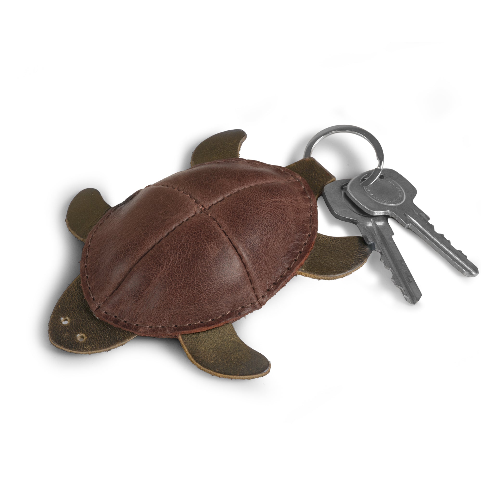 Turtle Mini Pouch Keychain – StockyardX, The Leather Store