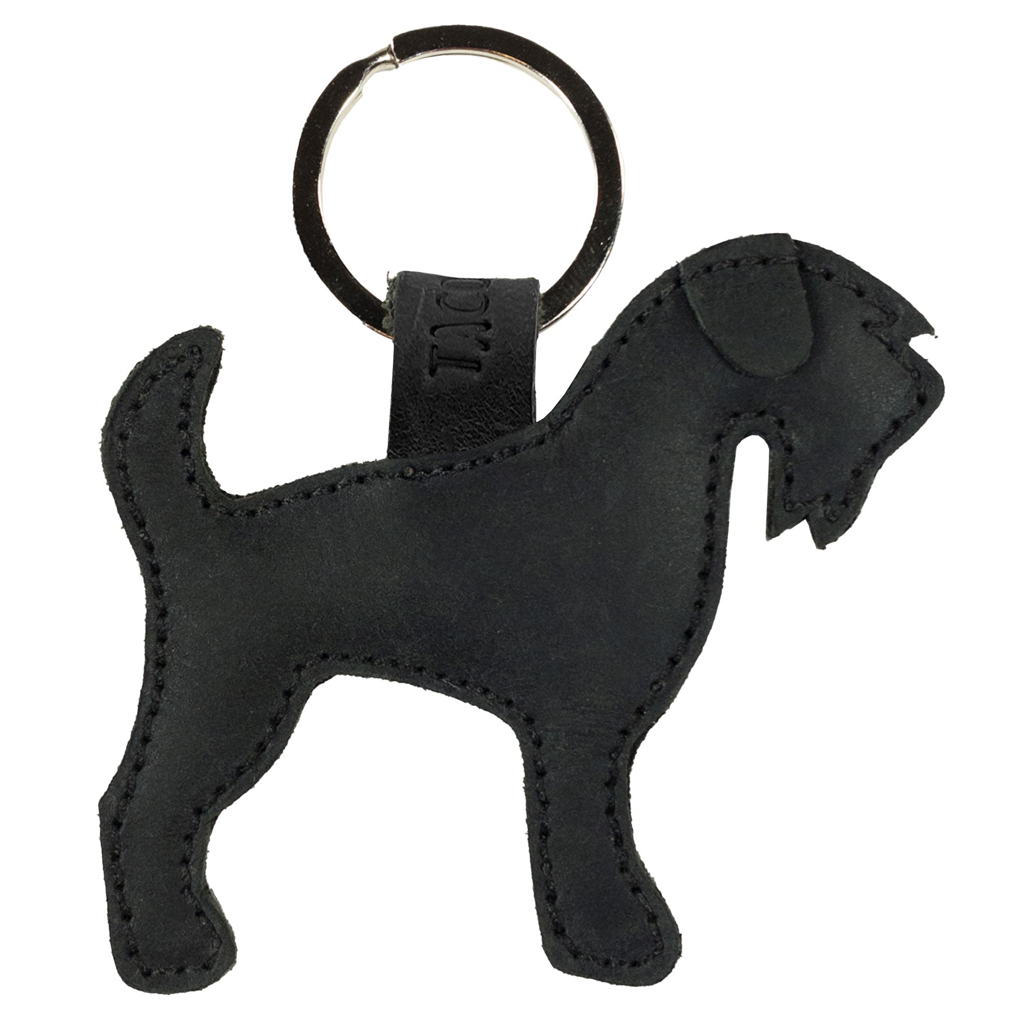 Schnauzer Keychain - Stockyard X 'The Leather Store'