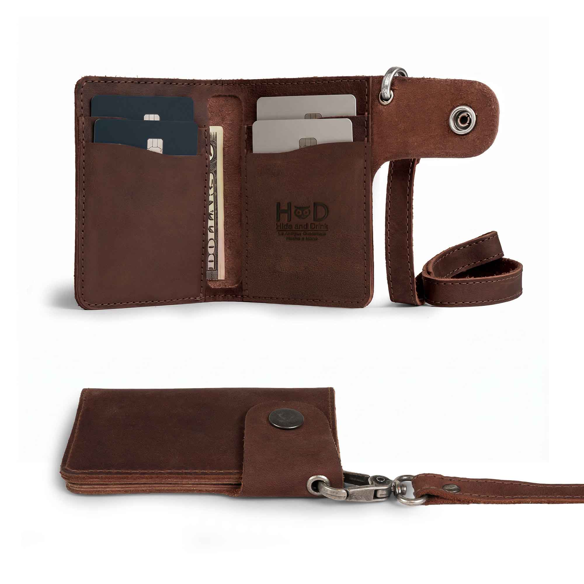 Biker Wallet – StockyardX, The Leather Store