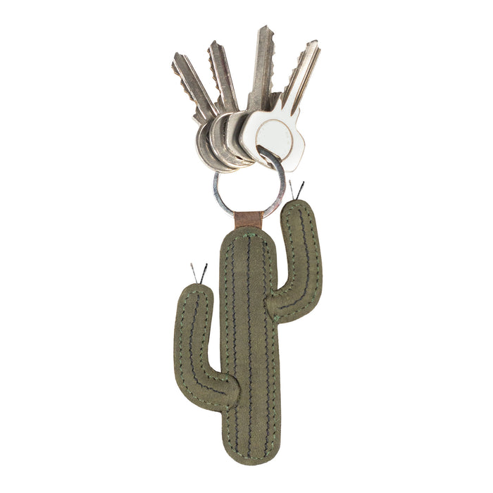 Cactus Keychain - Stockyard X 'The Leather Store'