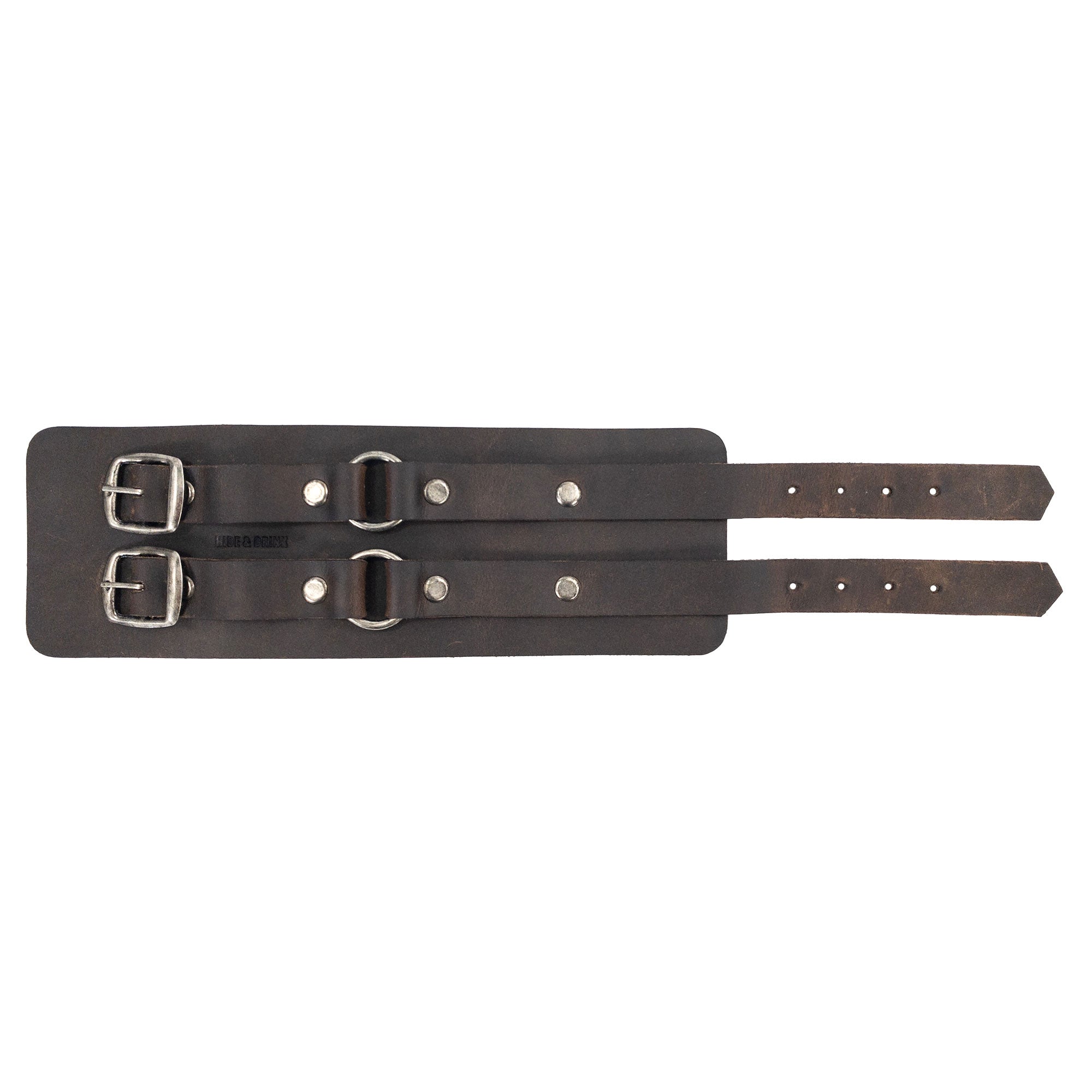 Adjustable 2 Ring Cuff - Stockyard X 'The Leather Store'