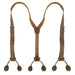 Y Back Button End Suspenders - Stockyard X 'The Leather Store'