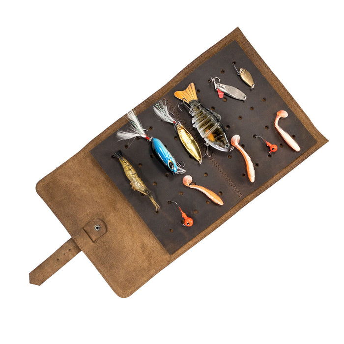Large Fishing Lure Case - Stockyard X 'The Leather Store'