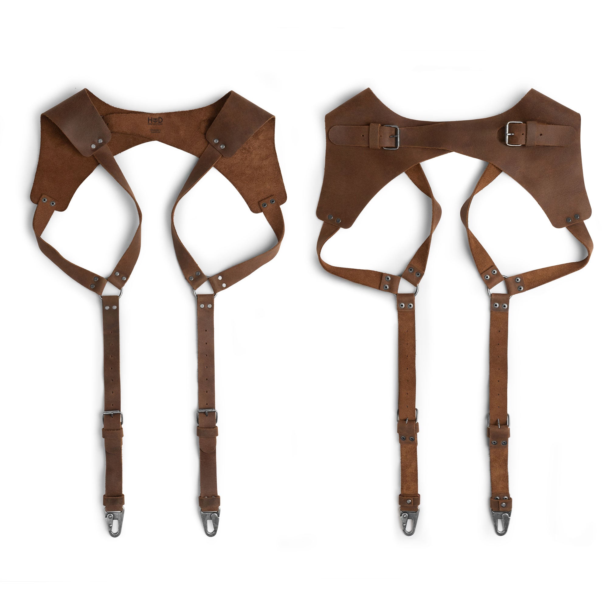 Suspenders with Shoulder Support – StockyardX, The Leather Store