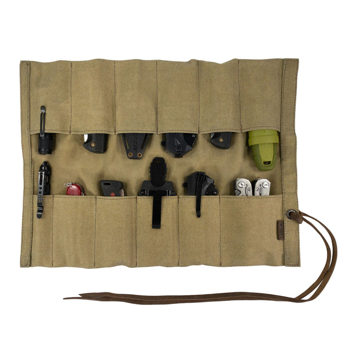 Knife Roll with 12 Slots - Stockyard X 'The Leather Store'
