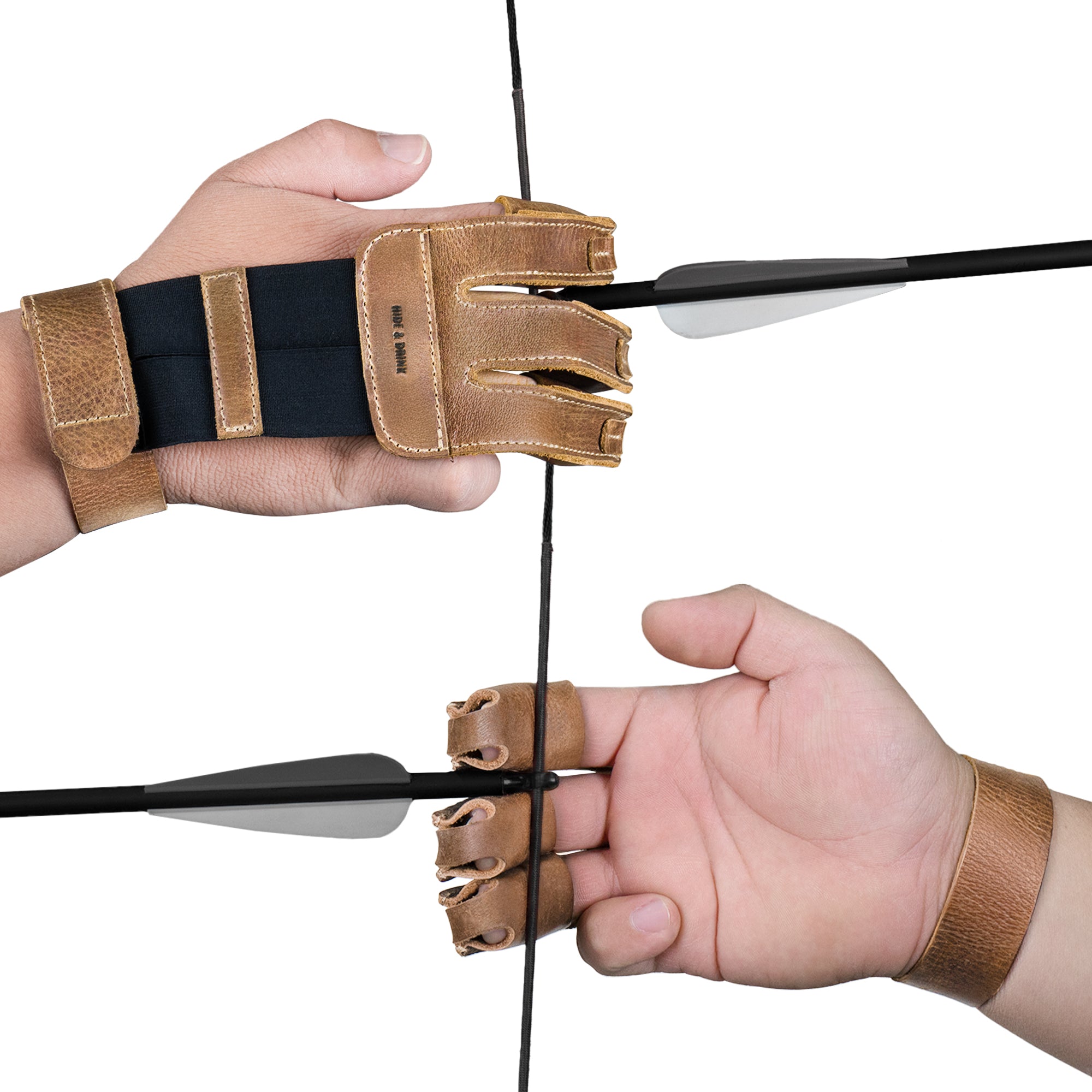 Three-Finger Archery Glove