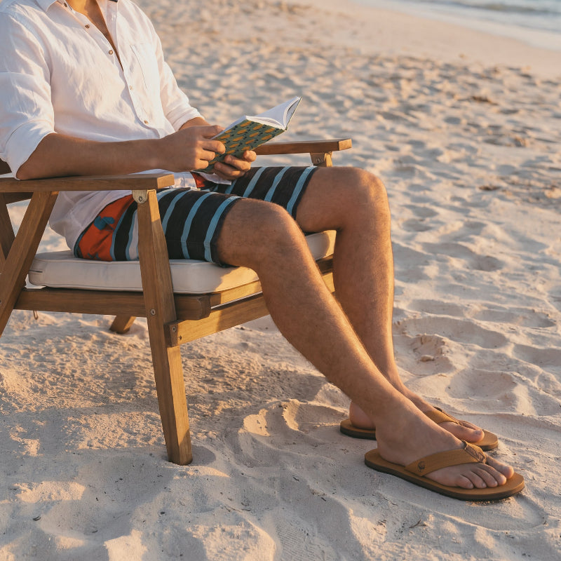 The North Shore Leather Flip Flop