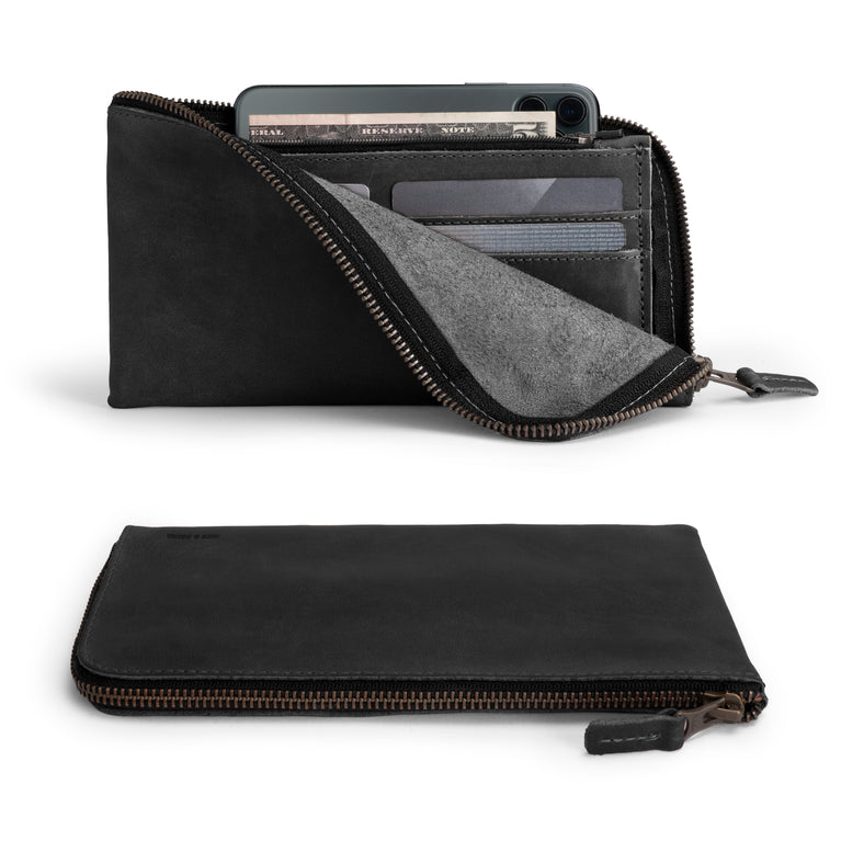 Large Zippered Wallet – StockyardX, The Leather Store