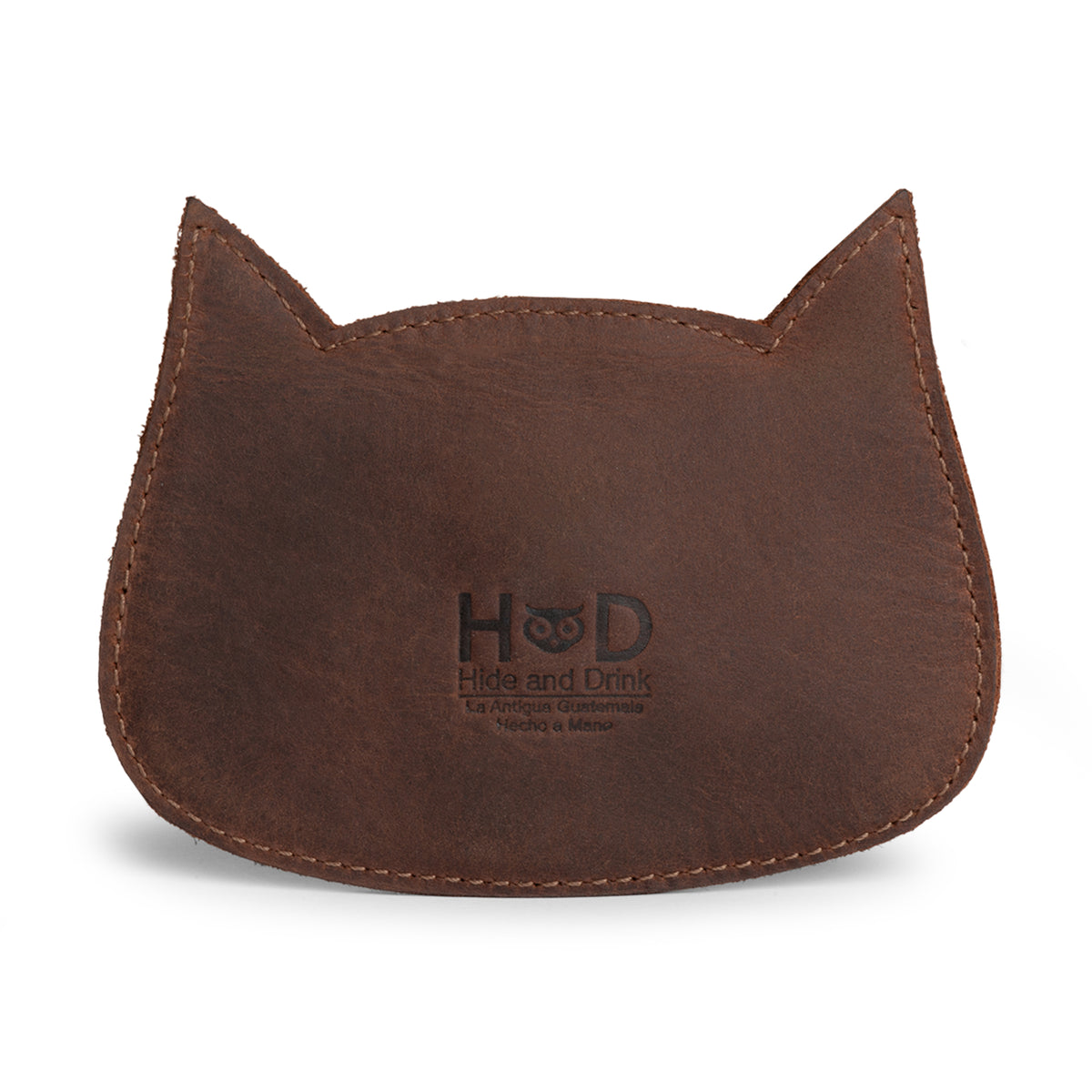 Leather Cat Wallet - Handmade & Unique – StockyardX, The Leather Store