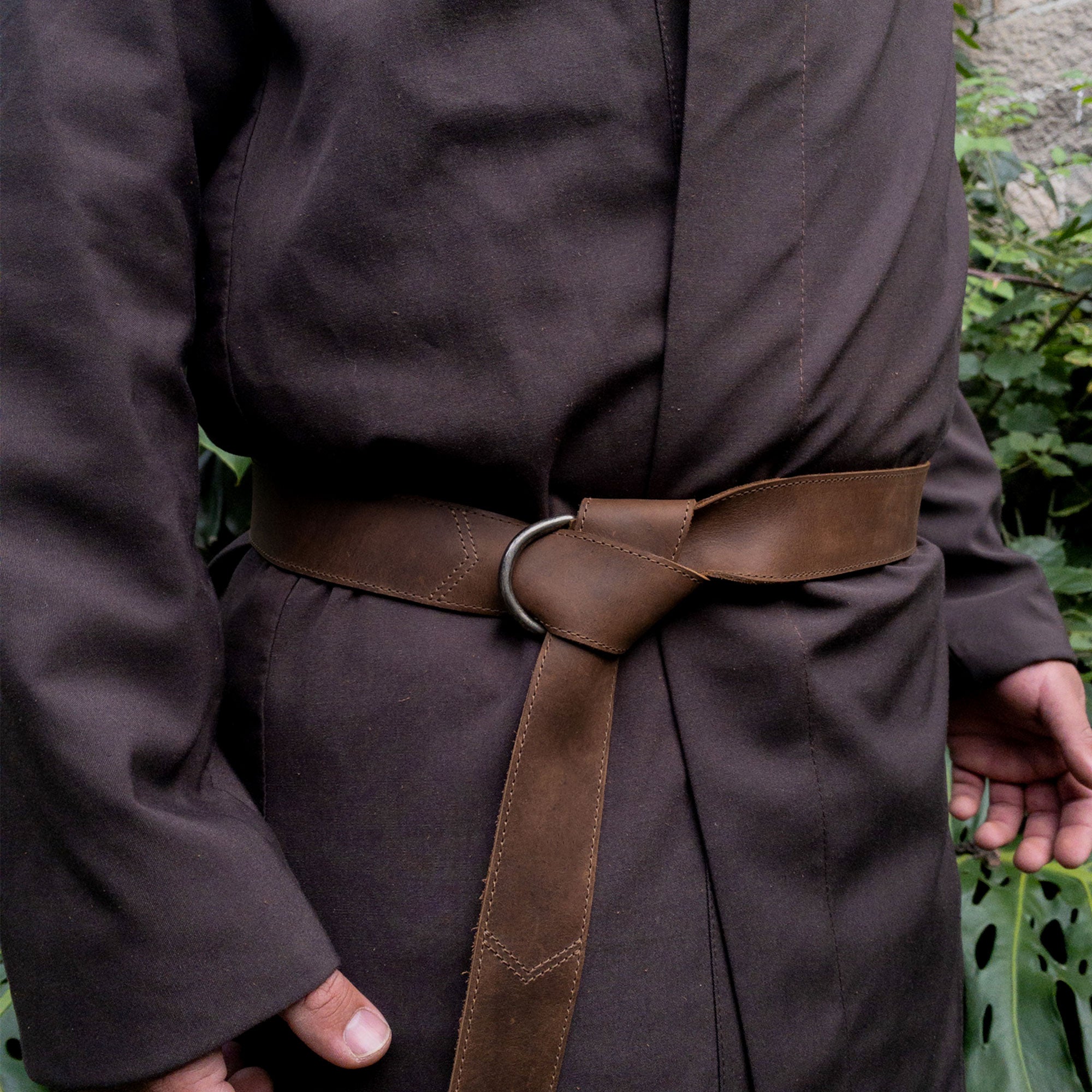 Viking Belt with Stitching - Stockyard X 'The Leather Store'