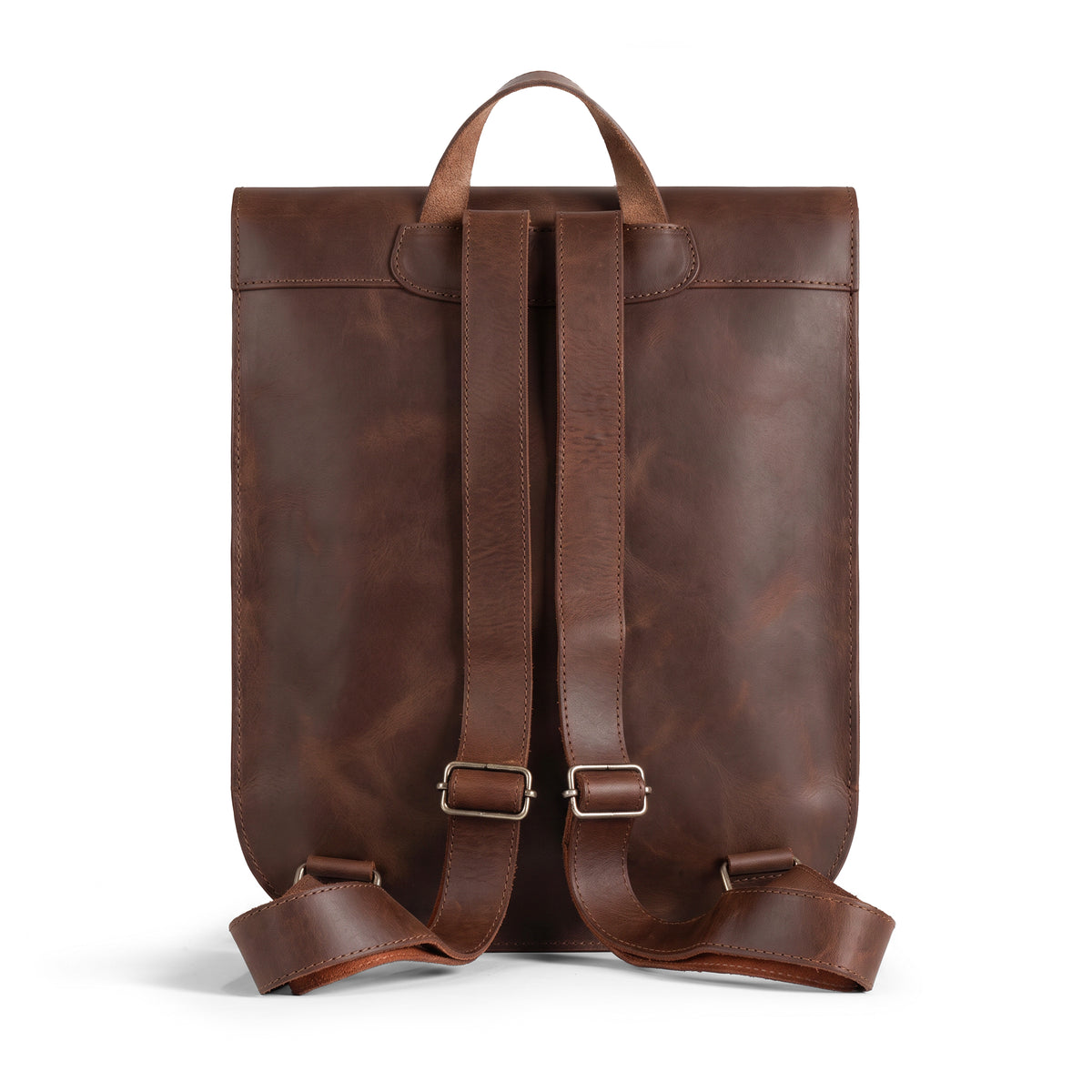 Rounded Laptop Backpack with Adjustable Straps