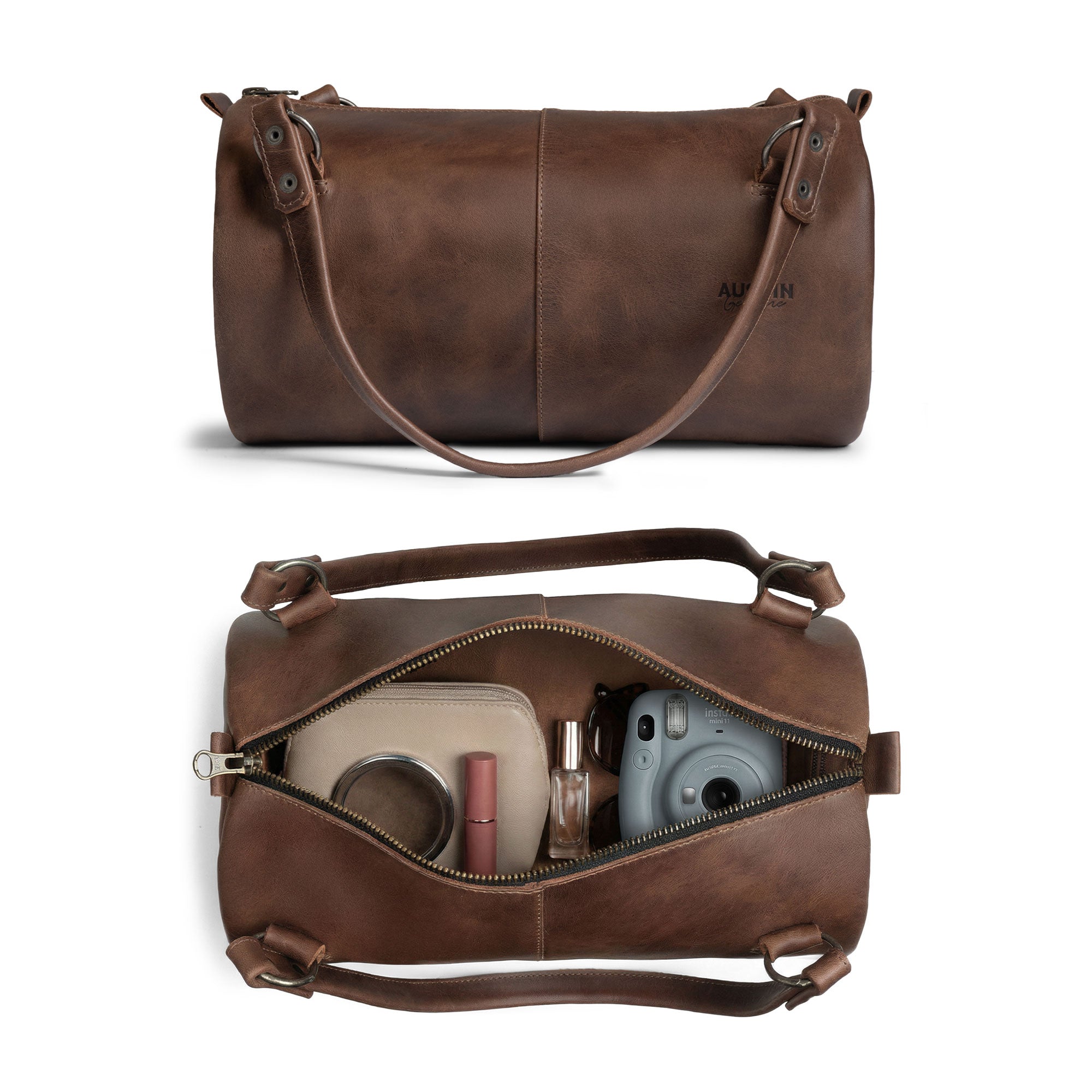 The Rosedale Mini Duffle Bag Handbag – StockyardX, The Leather Store
