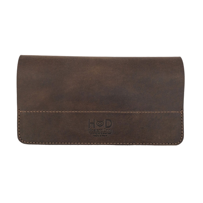 Minimalist Checkbook Cover with Pen Slot - Stockyard X 'The Leather Store'