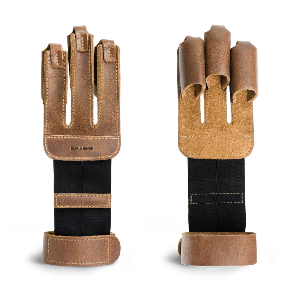 Three-Finger Archery Glove