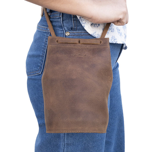 Cylinder-Shaped Shoulder Bag - Stockyard X 'The Leather Store'