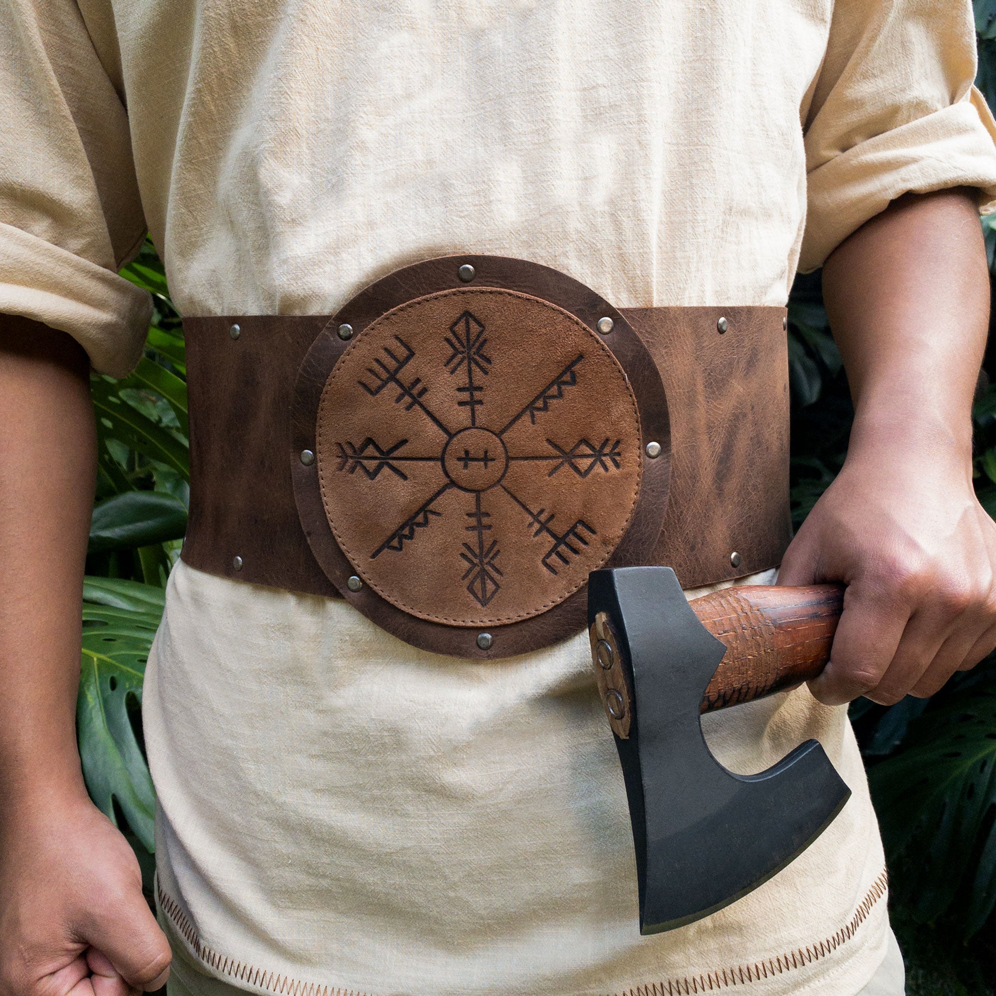 Battle Viking Belt - Stockyard X 'The Leather Store'