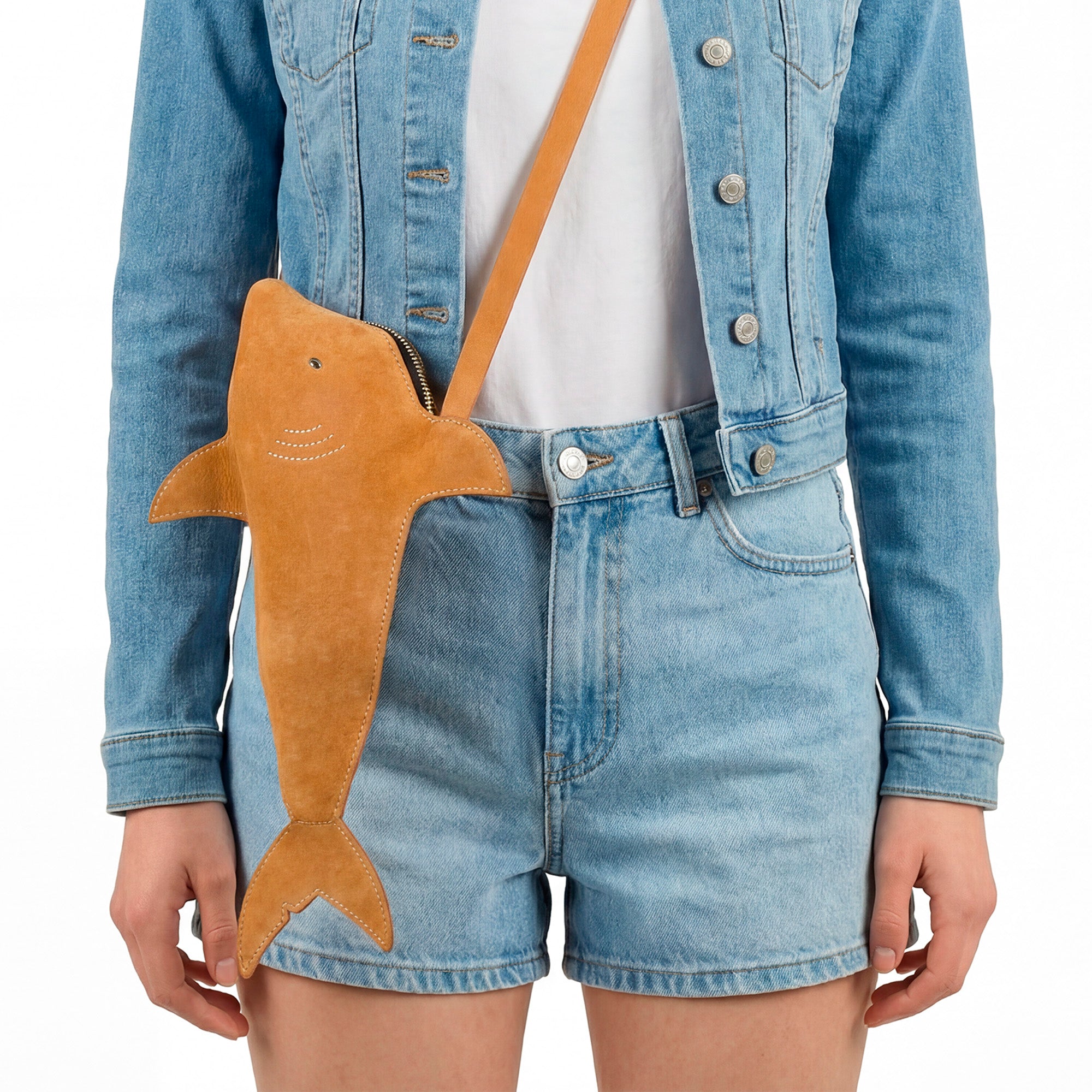Shark-Shaped Shoulder Bag – StockyardX, The Leather Store