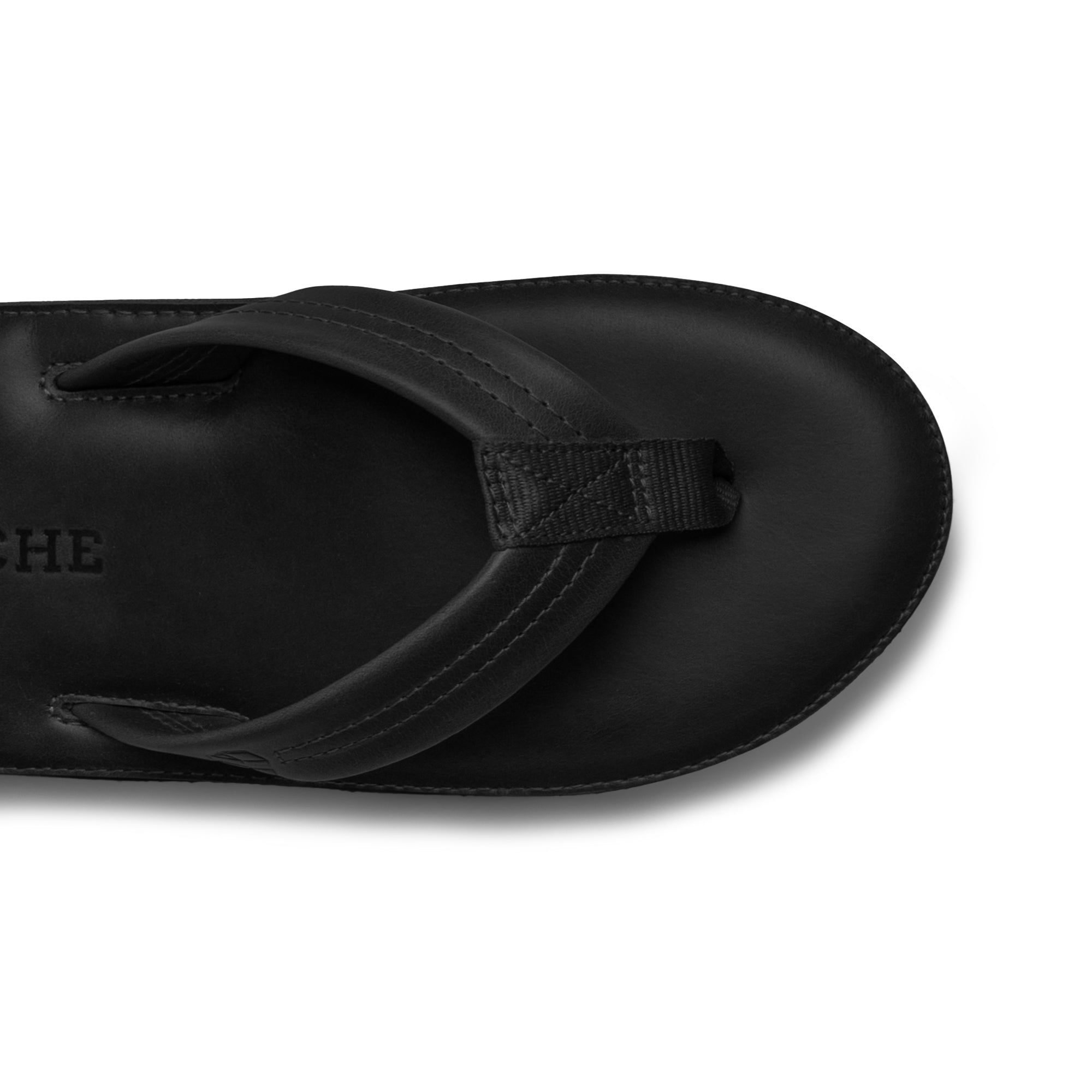 The South Shore Padded Leather Flip Flop