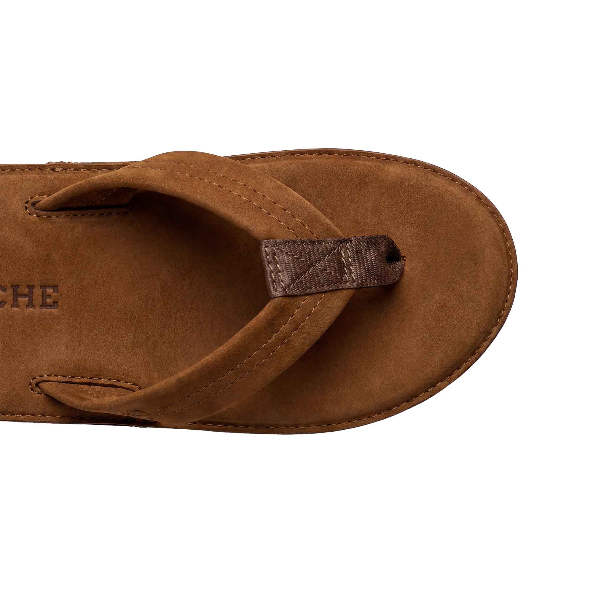 The South Shore Padded Leather Flip Flop