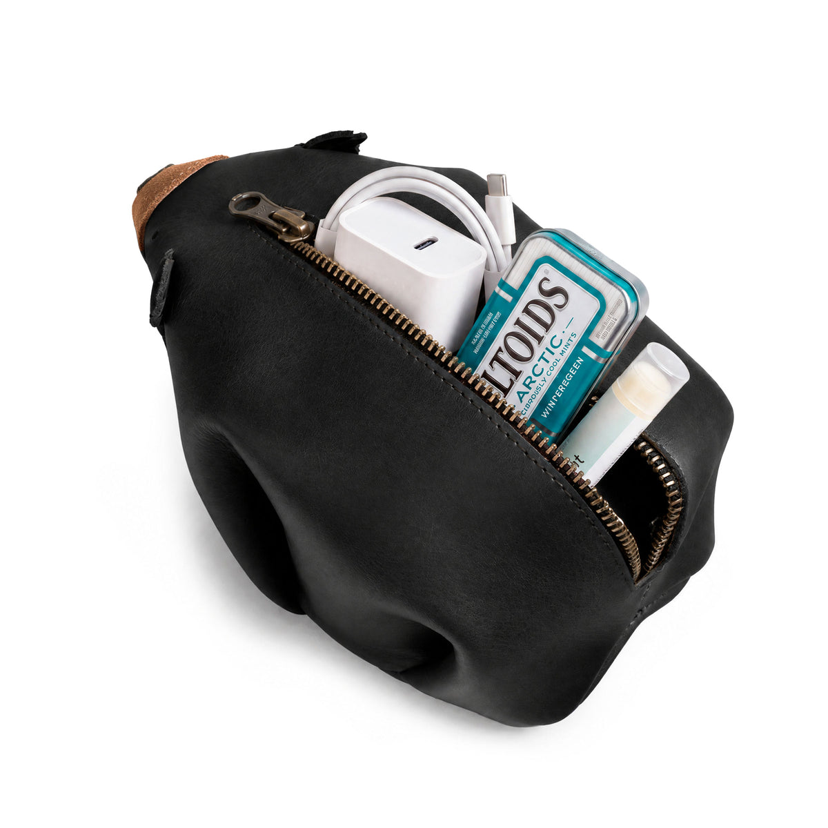 Leather Black Bear Pouch