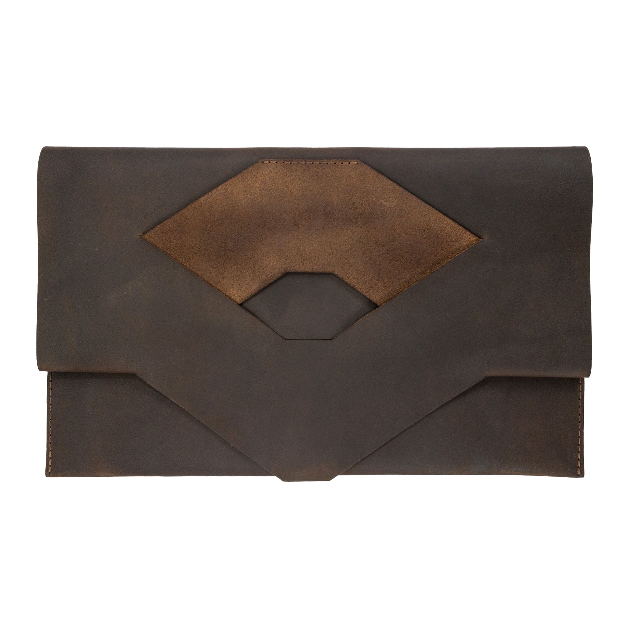Rectangular Cut Out Clutch Bag - Stockyard X 'The Leather Store'