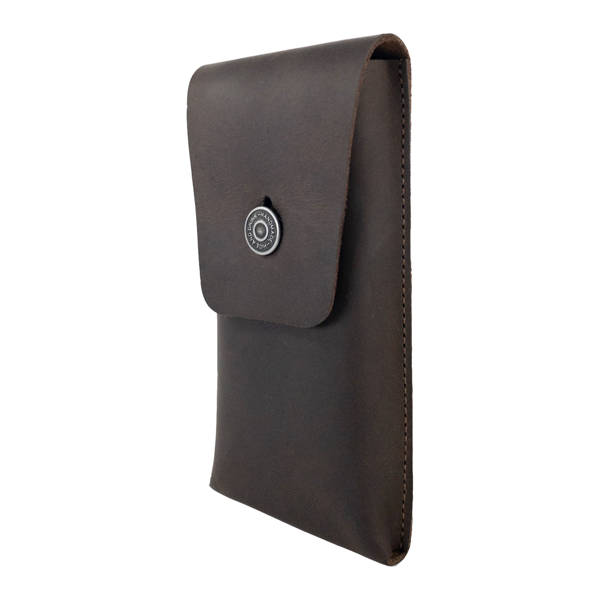 Rectangular Pencil Case with Button Closure - Stockyard X 'The Leather Store'