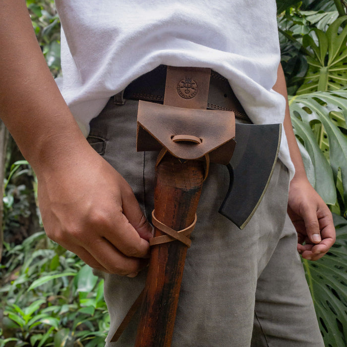 Axe Belt Holder with String