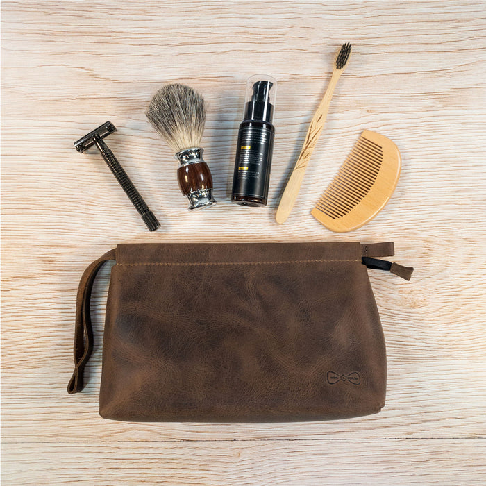 Toiletry Bag with Sliding Handle for Groomsmen