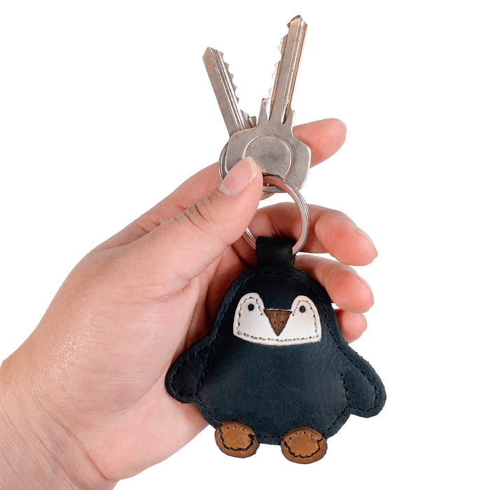 Penguin Keychain - Stockyard X 'The Leather Store'