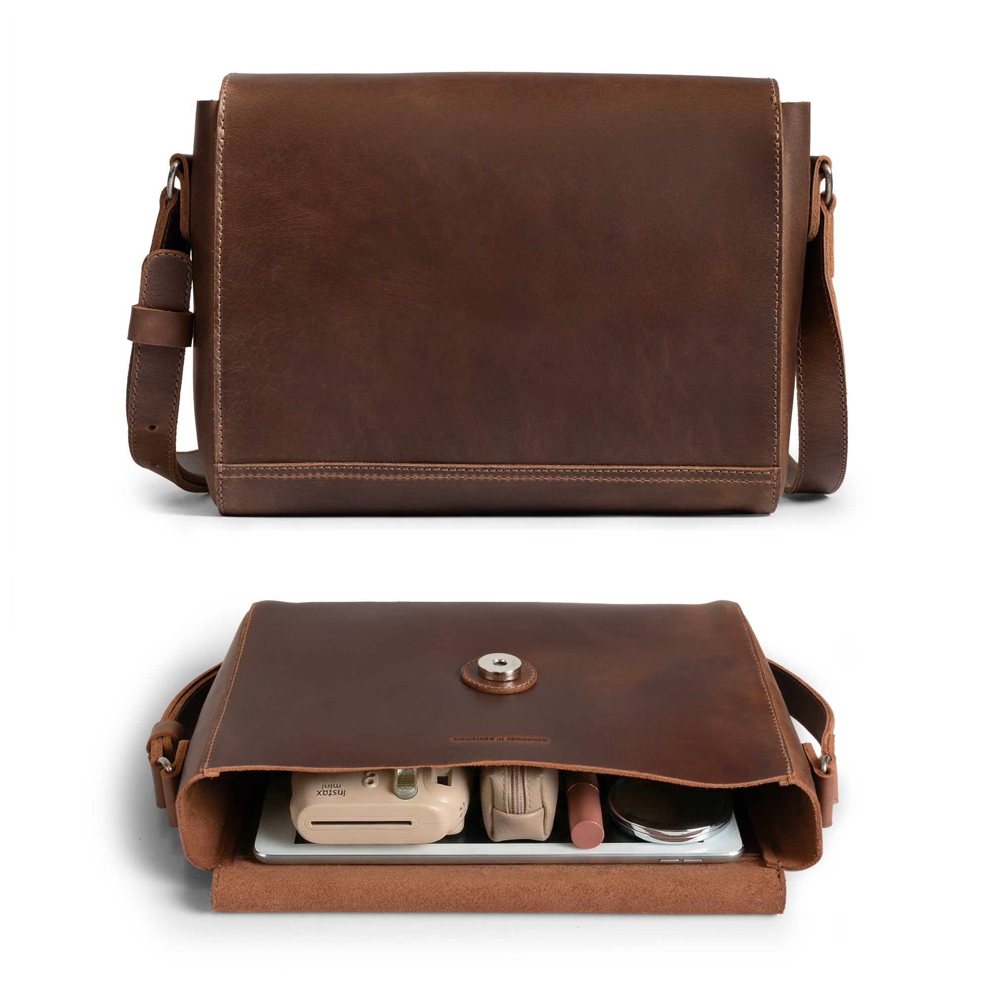 The Barton Purse by Austin Genuine features a spacious interior with neatly organized compartments, highlighting its full grain leather craftsmanship. Inspired by Austin’s bold passion, vibrant popular culture, and unmistakable Texas spirit, it embodies small batch production, hand cut, and sewn finesse from artisan makers.