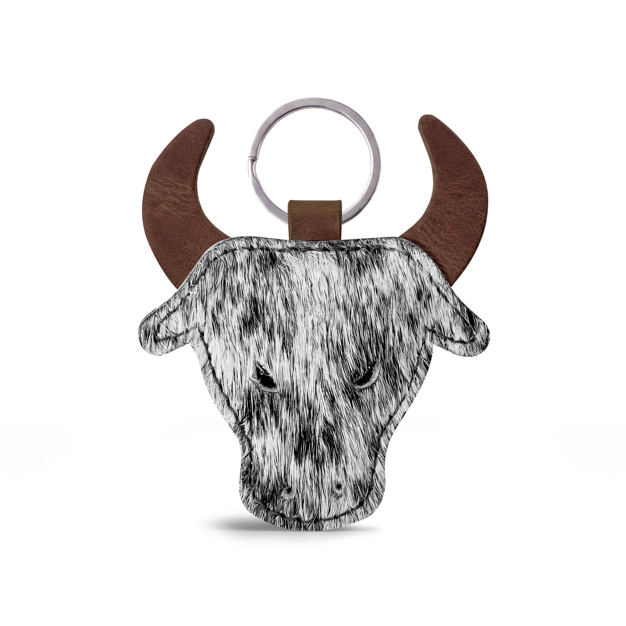Cowboy Bull Head Keychain – StockyardX, The Leather Store