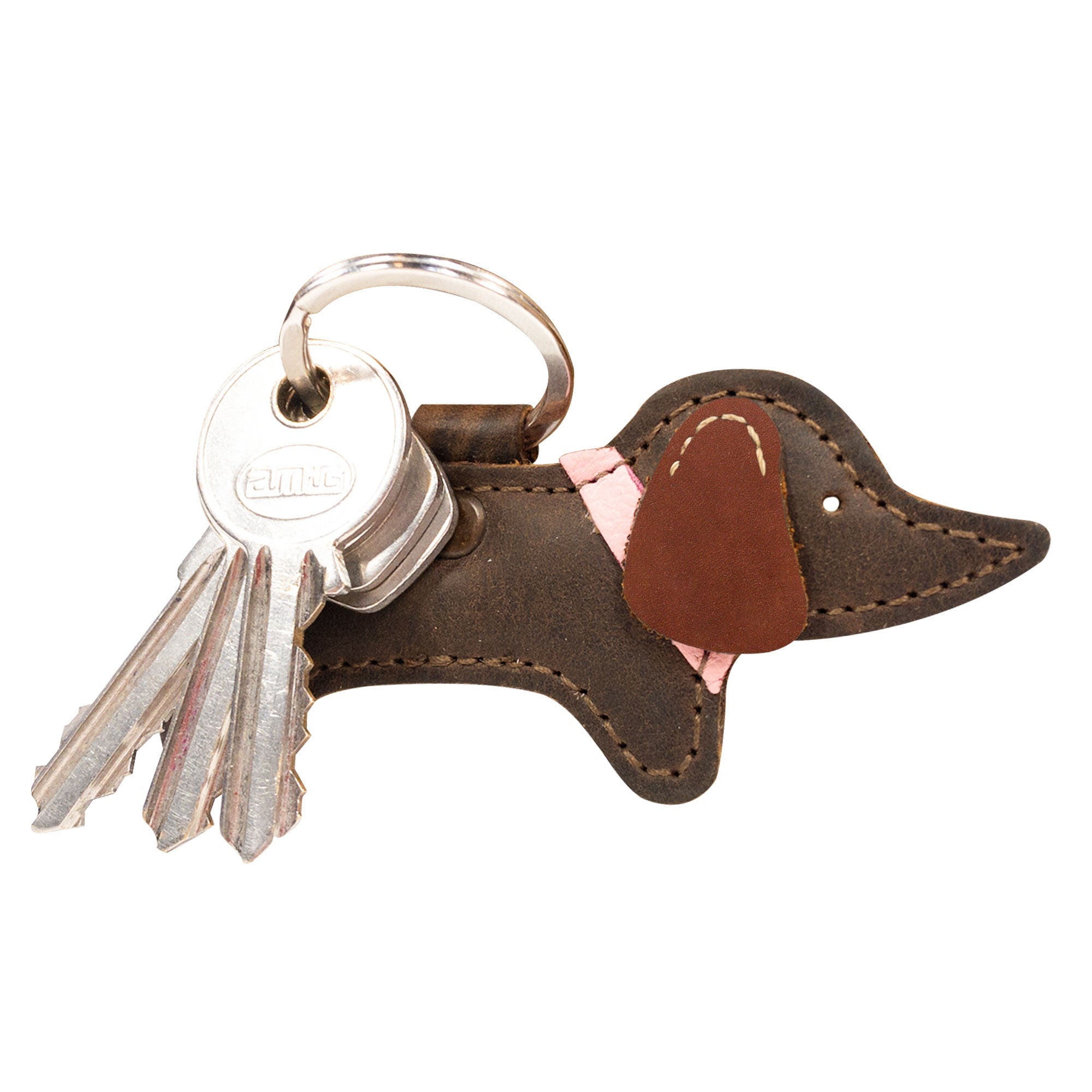 Hot Dog Keychain - Stockyard X 'The Leather Store'