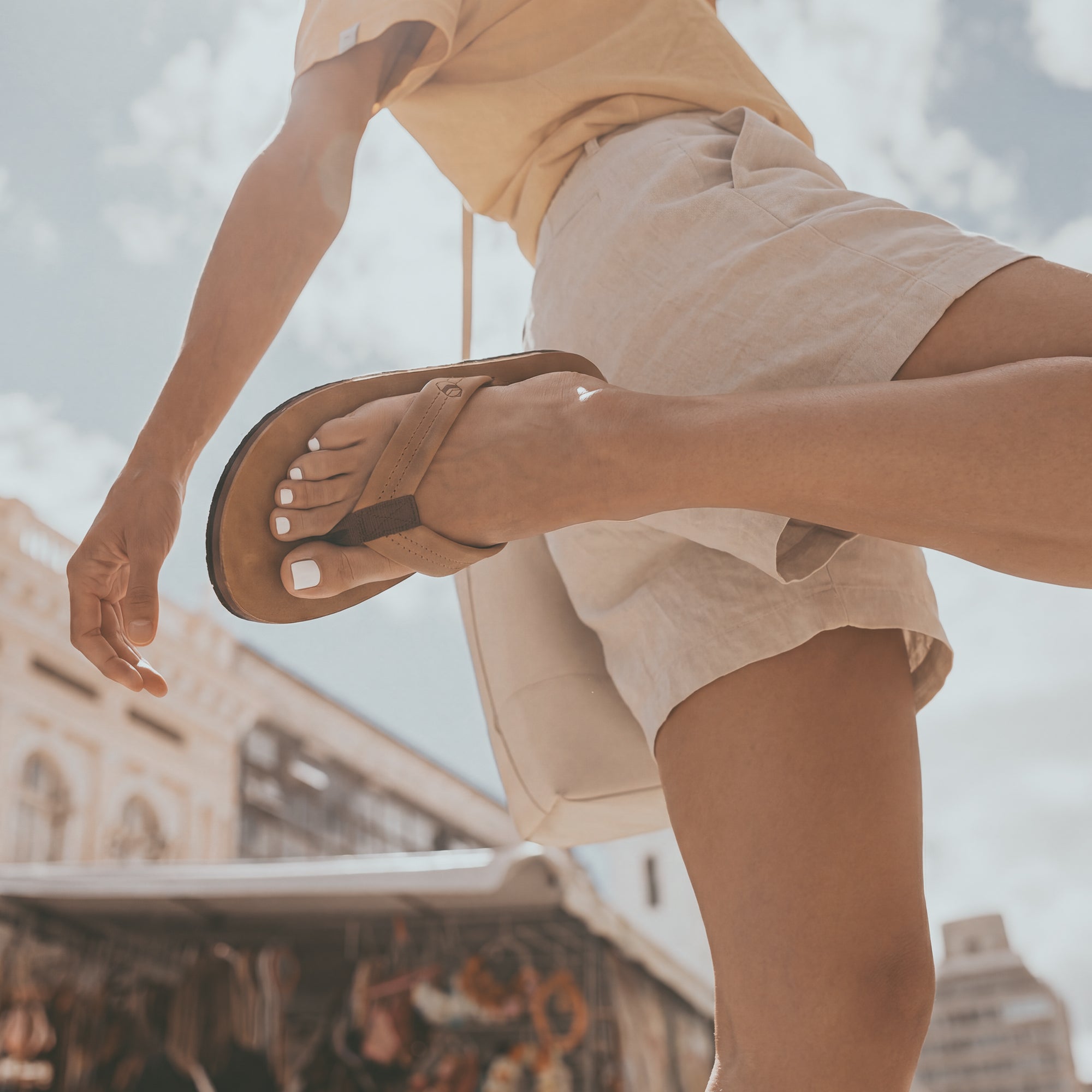 The North Shore Leather Flip Flop (Women's)