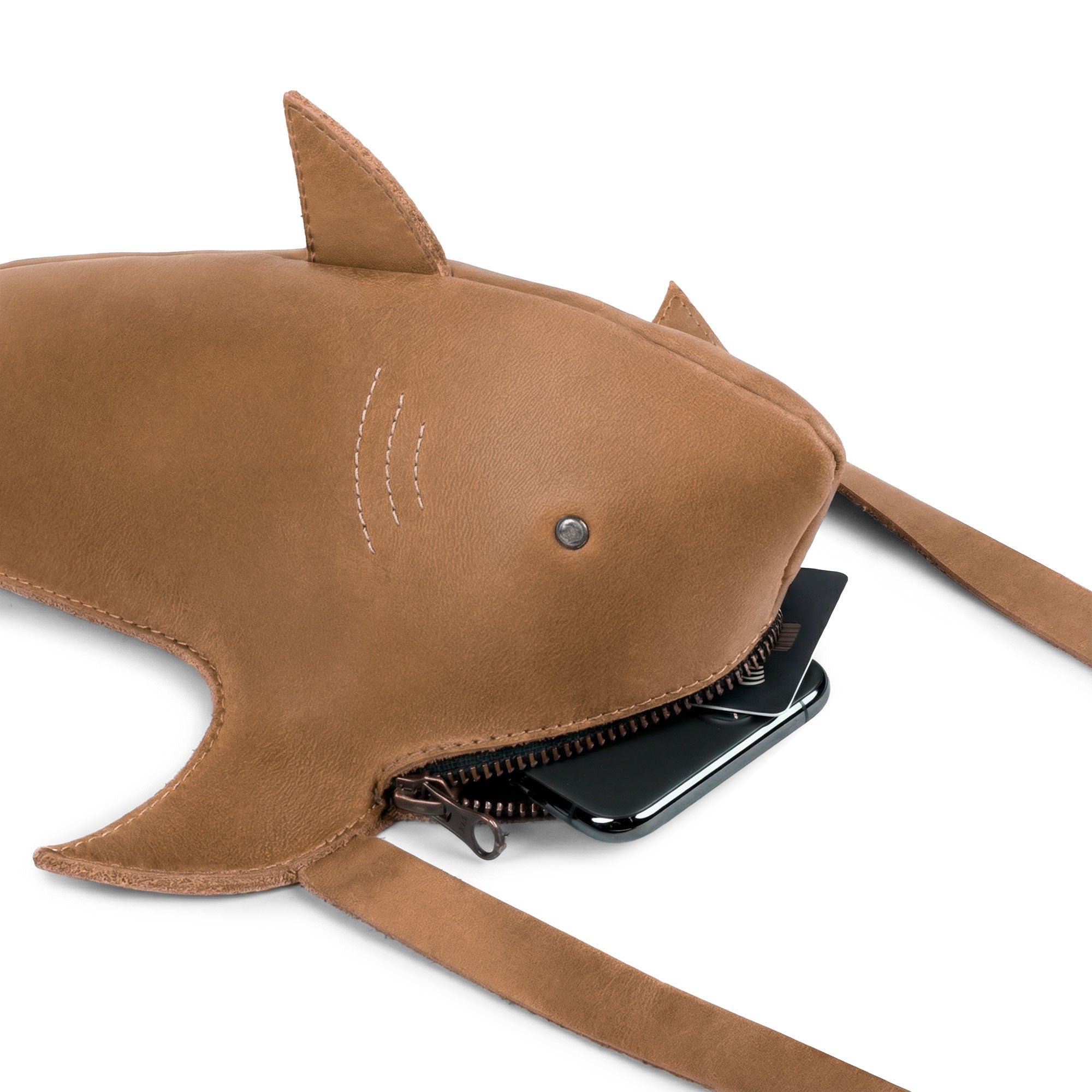 Shark-Shaped Shoulder Bag